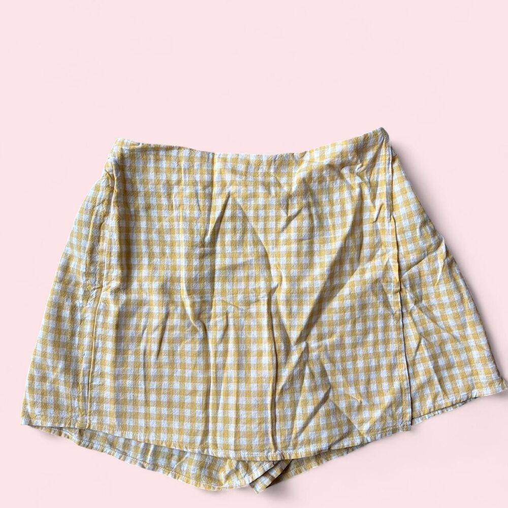 Old-navy Women's Yellow and White Skirt